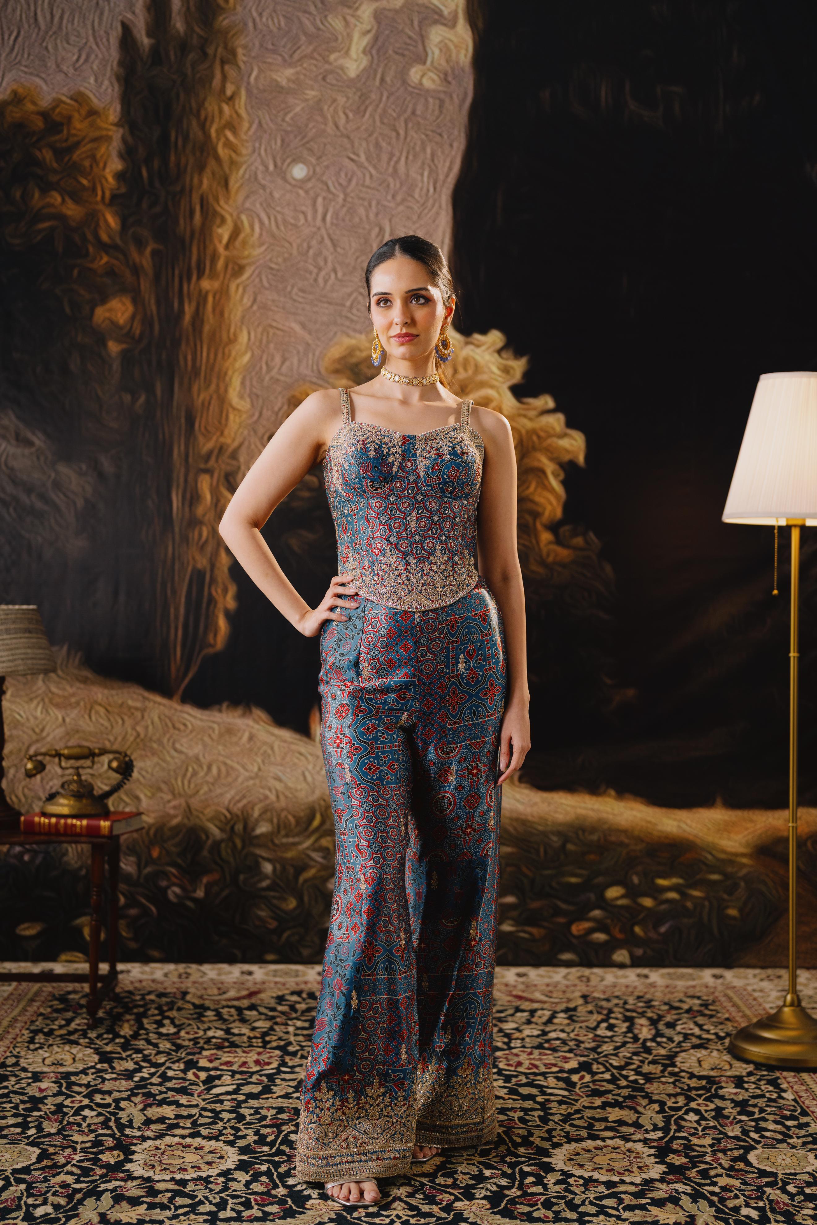 Sapphire Zardozi Embellished Co-ord Set