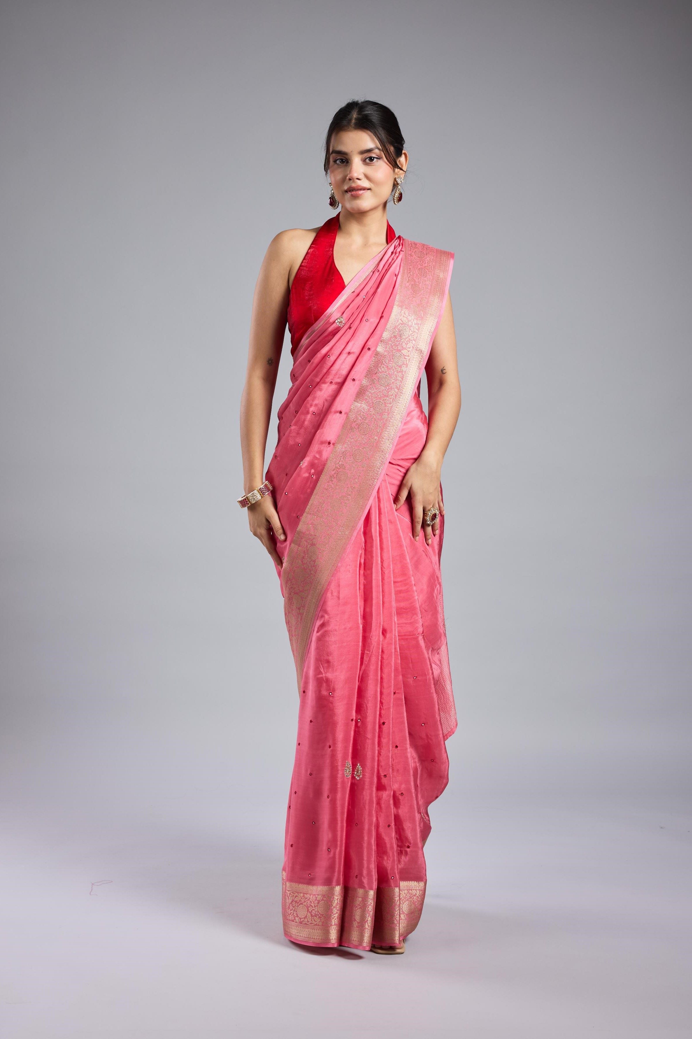 Rose Rani Dola Silk Saree