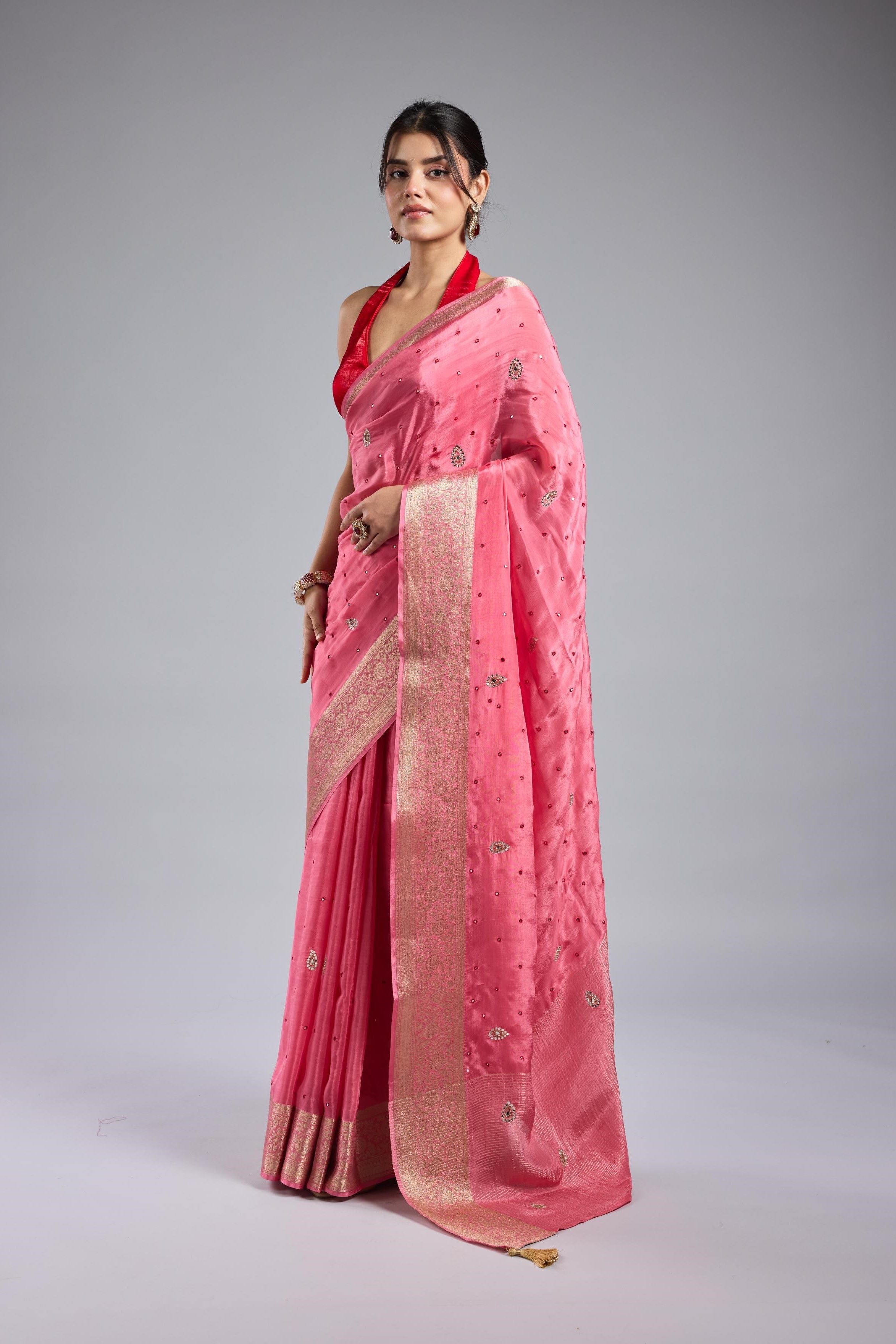 Rose Rani Dola Silk Saree