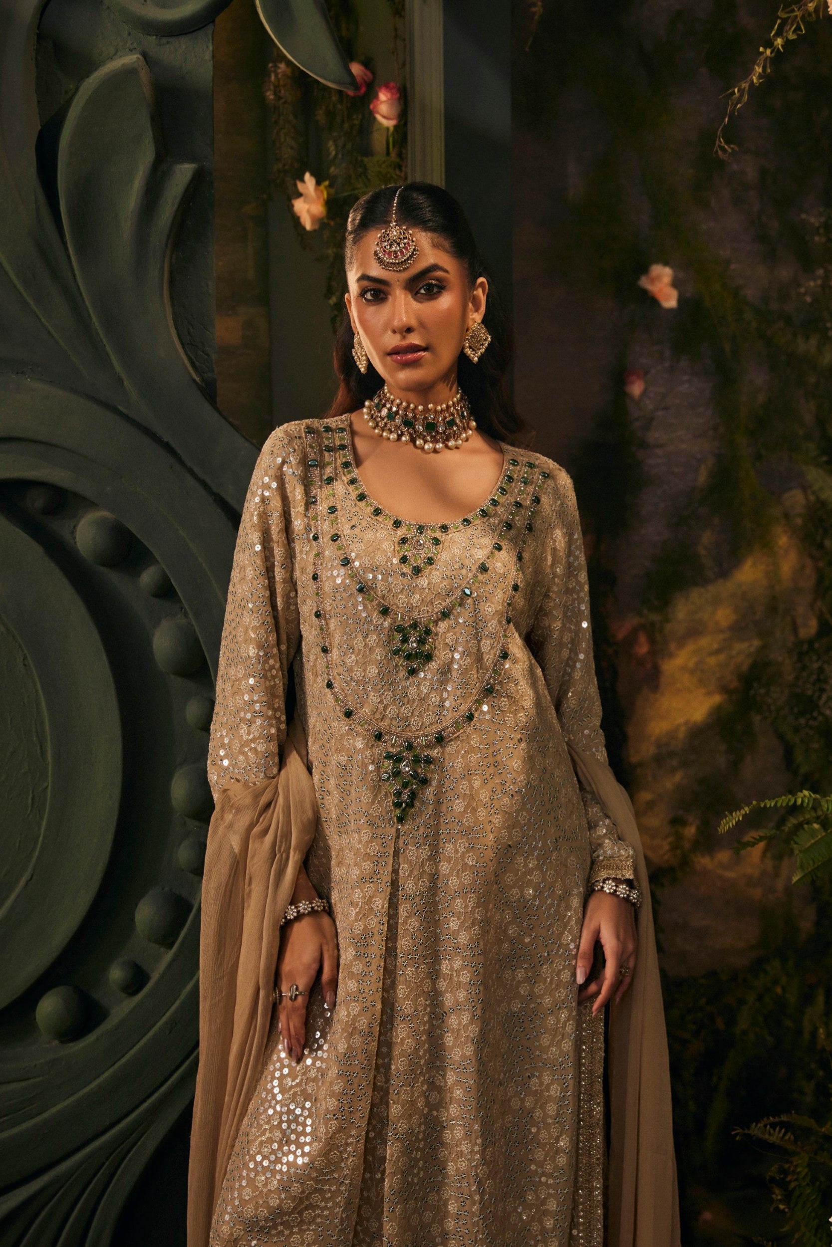 Noor-e-Mastani Embellished Anarkali Set