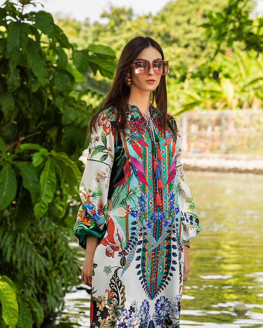 Exotic Mint Natural Crepe Kurta & Palazzo Set