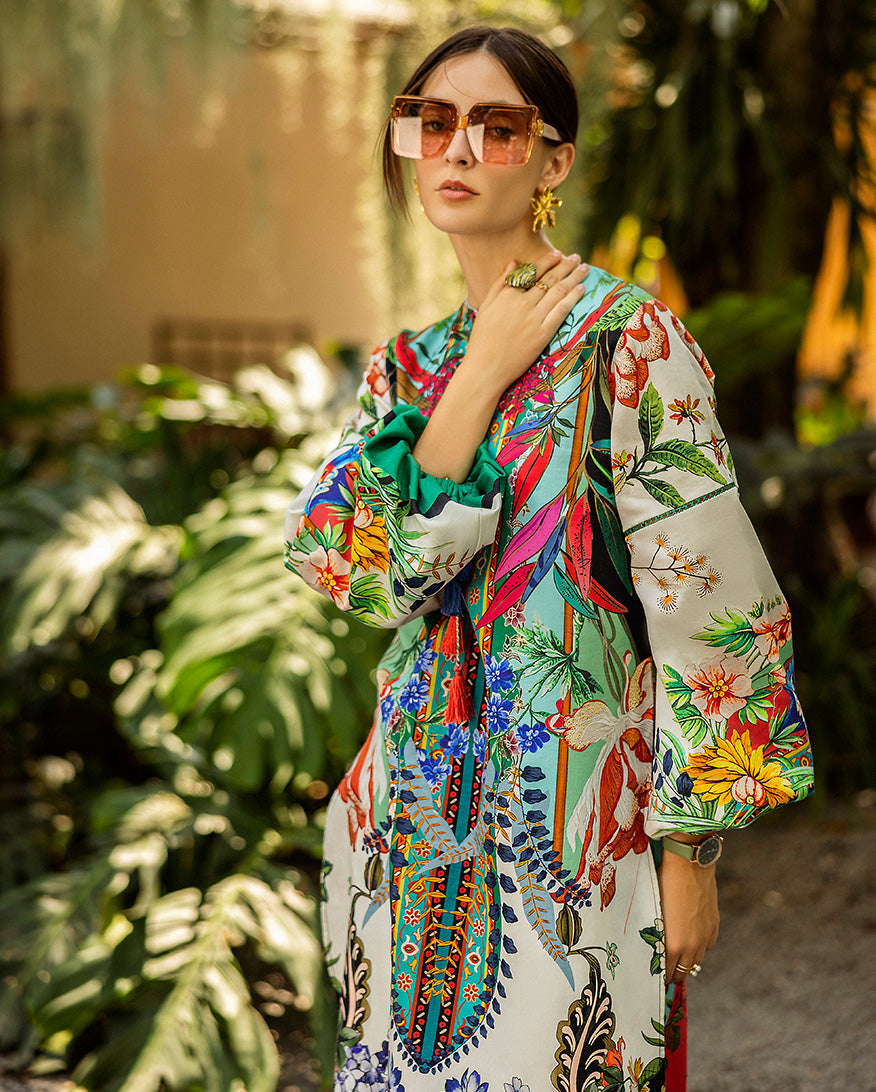 Exotic Mint Natural Crepe Kurta & Palazzo Set