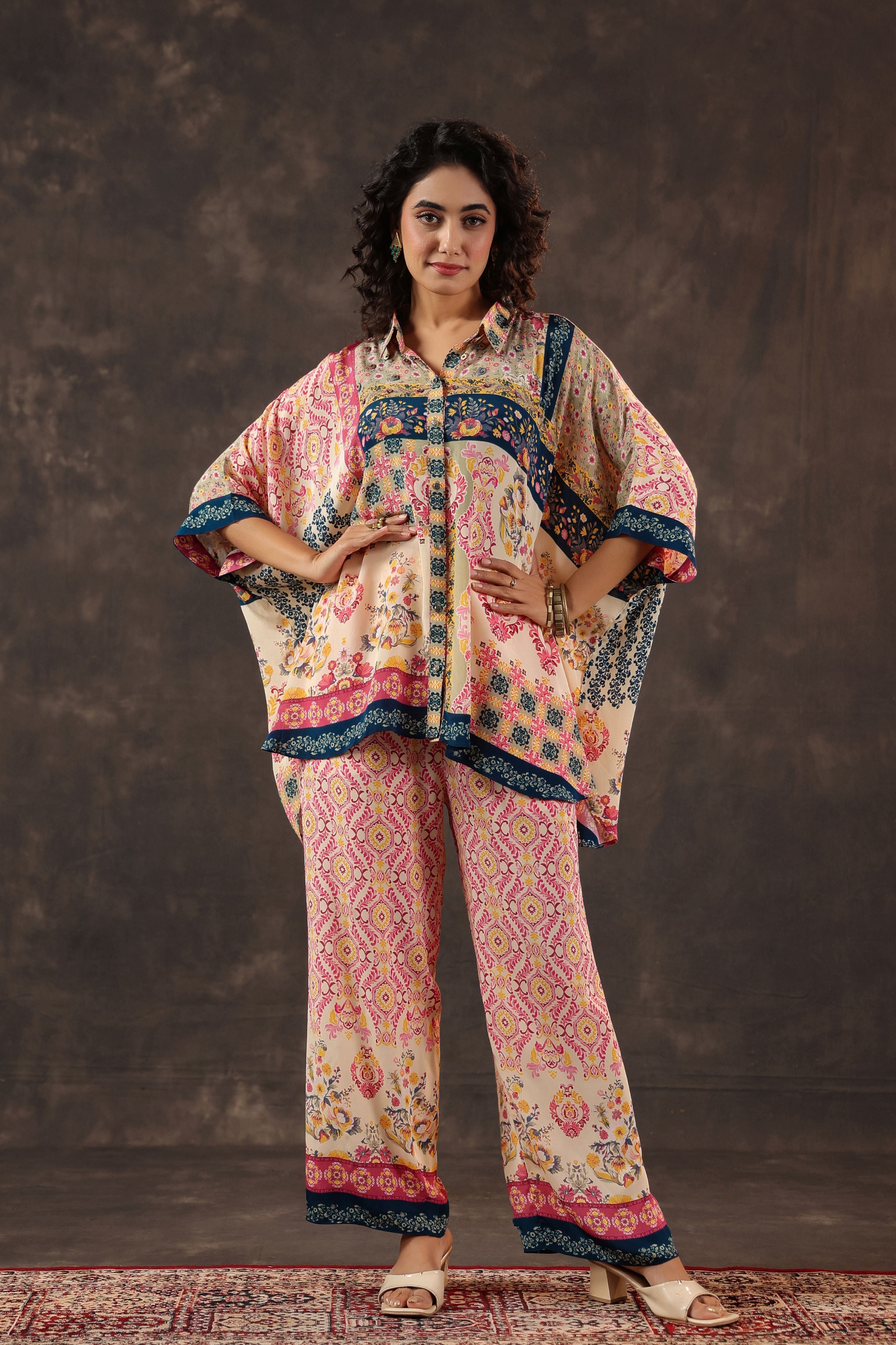 Multi Muse Printed Crepe Silk Co-Ord Set