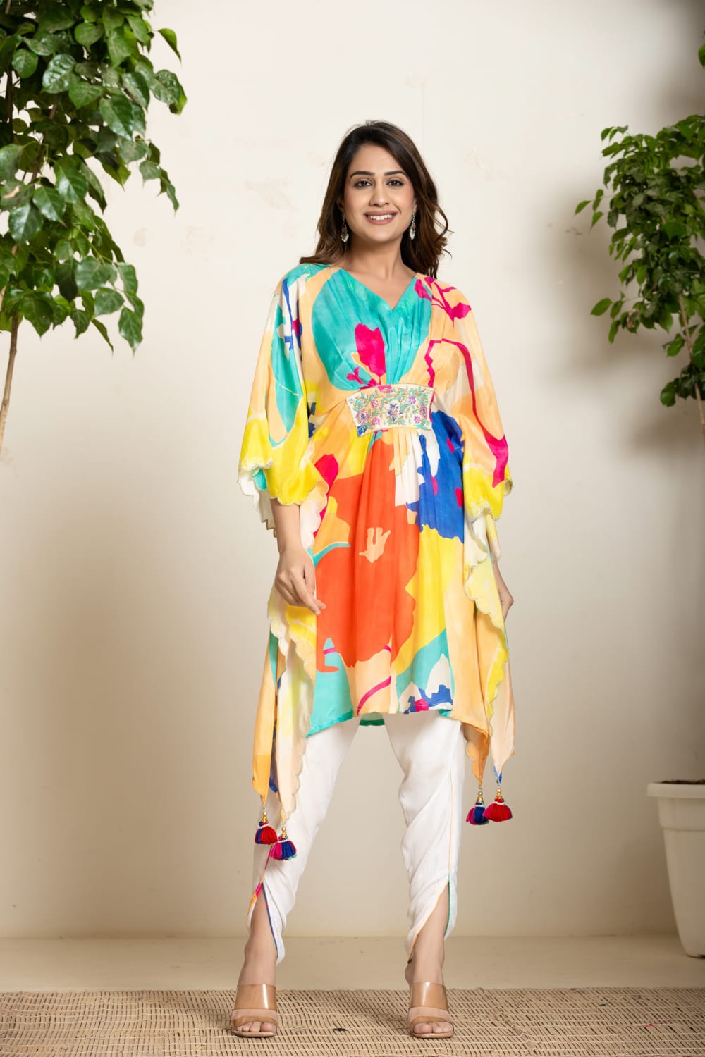 Colourful kaftan hotsell