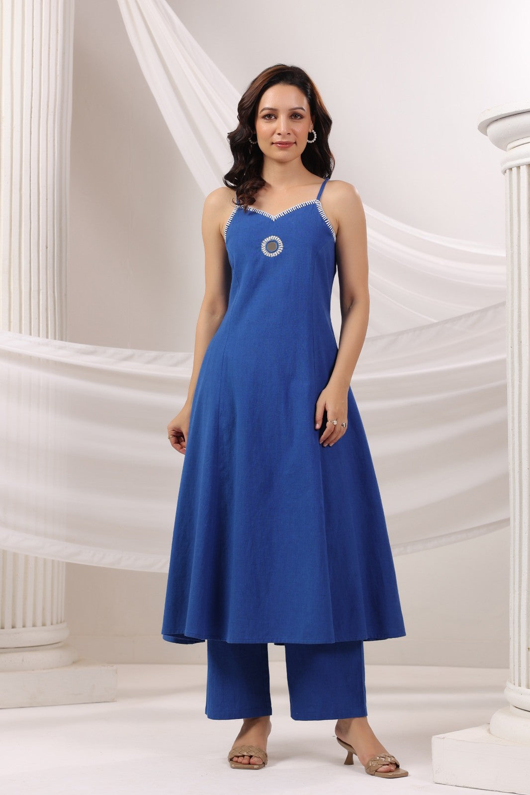 Royal Blue Kurta & Pants Set