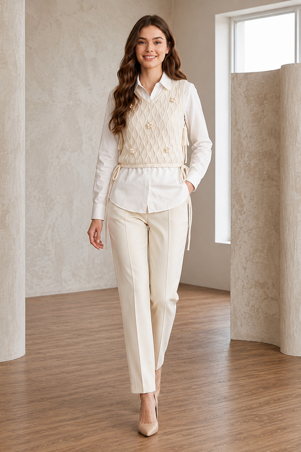 Frost White Embellished Co-Ord Set